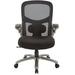 400 lb. Capacity Heavy-Duty Mesh Chair w/Flip Up Arms