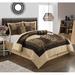 Willa Arlo™ Interiors Aileen Comforter Set Polyester/Polyfill/Microfiber in Black | Queen Comforter + 6 Additional Pieces | Wayfair
