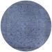 Blue 72 x 0.35 in Indoor Area Rug - One Allium Way® Grandfield Oriental Area Rug Polyester/Wool | 72 W x 0.35 D in | Wayfair