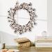 Primrue 24" Cotton Wreath Cotton in White | 4 H x 24 W x 24 D in | Wayfair 63385CEBEC5B48ACB29B9E91256E4097