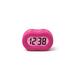 Latitude Run® Digital Rubber Electric Alarm Tabletop Clock in Pink | 2.8 H x 4.25 W x 2 D in | Wayfair 3D6A5701978B465FA119BE6E5A87D30C