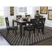 Gray 72 W in Rug - Isabelline One-of-a-Kind Beverly Hand-Knotted 6' x 8'9" Area Rug in Black/Brown Silk/Wool | Wayfair