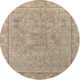 White 60 x 0.35 in Indoor Area Rug - Ophelia & Co. Itzel Oriental Beige Area Rug Polyester/Wool | 60 W x 0.35 D in | Wayfair