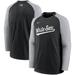 Men's Nike Black/Gray Chicago White Sox Authentic Collection Pregame Performance Raglan Pullover Sweatshirt