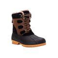 Women's Ingrid Cold Weather Boot by Propet in Pinecone Black (Size 11 XX(4E))