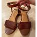 J. Crew Shoes | J. Crew Brown Short Heel Sandals Size 7.5 | Color: Brown | Size: 7.5