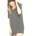 Brandy Melville Tops | Brandy Melville Black And White Striped Tunic | Color: Black/White | Size: S