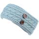 BYOS Damen Winter Chic Kabel Warm Fleece Gefüttert Crochet Knit Stirnband Turban