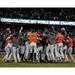 Houston Astros Unsigned 2017 World Series Champions Team Dogpile Celebration Photograph