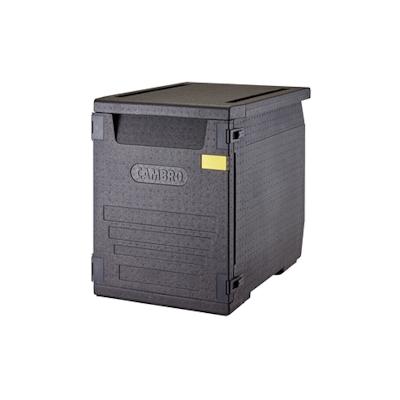 Cambro Cam GoBox® Frontlader 40x60cm schwarz ohne Auflageschienen, 1 Stück im Karton - EPP4060FNR110