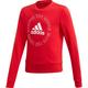adidas Kinder Bold Sweatshirt, Größe 128 in Rot