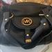 Michael Kors Accessories | Michael Kors Bag In Great Shape Black/Gold Trim | Color: Black | Size: Os