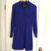 Madewell Dresses | Dark Bluepurple Silk Madewell Shirt Dress | Color: Black/Blue/Purple | Size: 0
