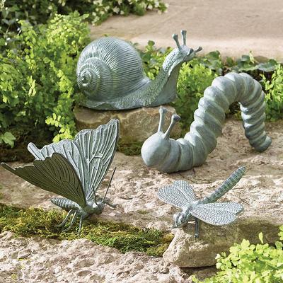 Garden Critter Statues - Caterpillar - Grandin Roa...