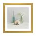 East Urban Home Light White Flower Spa by Danhui Nai - Painting Print in Blue/Brown/Green | 24 H x 24 W in | Wayfair