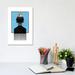 East Urban Home Little Prince Afropick by Manasseh Johnson - Print Canvas in Black/Blue/White | 12 H x 8 W x 0.75 D in | Wayfair
