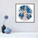 East Urban Home Blue Birds by JUURI - Painting Print Canvas in Blue/White | 18 H x 18 W x 1.5 D in | Wayfair 8AE1FBC7CD3C4200B1C4E0000B4B9872