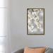 East Urban Home White Blossoms on Silver I by Kate Bennett - Painting Print Canvas in Gray/White | 26 H x 18 W x 1.5 D in | Wayfair