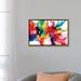 East Urban Home Jeweltone Prism II by Jennifer Goldberger - Print Canvas in Black/Red/Yellow | 18 H x 26 W x 1.5 D in | Wayfair