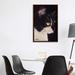 East Urban Home Tuxedo Cat by Hippie Hound Studios - Print Canvas/Metal in Black/Green/White | 40 H x 26 W x 1.5 D in | Wayfair