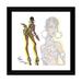 East Urban Home Josephine Baker by Hayden Williams - Print Paper in Brown/White/Yellow | 24 H x 24 W x 1 D in | Wayfair