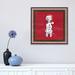 East Urban Home Santa's Little Helper I by Andi Metz - Print Canvas in Red/White | 18 H x 18 W x 1.5 D in | Wayfair
