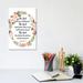 East Urban Home The Lord Bless You & Keep You, Numbers 6:24-26 by Eden Printables - Textual Art Print Canvas in Black/Green/White | Wayfair