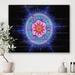 East Urban Home Fractal Portal Magic VI - Unframed Graphic Art Print on Wood in Black/Blue/Brown | 12 H x 20 W x 1 D in | Wayfair