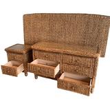 Bay Isle Home™ Debolt 3 Piece Dresser Set Wicker/Rattan in Brown | Queen | Wayfair 618C2B9C3A03469CBDDB47ABAE4046F9