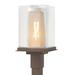 Hubbardton Forge Polaris 1-Light 18" H Hardwired Lantern Head Aluminium/Metal in Gray/Black/Brown | 18 H x 9.6 W x 9.6 D in | Wayfair