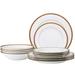 Noritake Charlotta 12-Piece Dinnerware Set, Service For 4 Porcelain/Ceramic in White | Wayfair 1771-12H