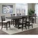 Red Barrel Studio® Colosimo Counter Height Dining Set Wood in Black | Wayfair 60CC487A918B44928E77F78B77BB2861