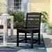 Sol 72 Outdoor™ Sol 72 Traditional Dining Side Chair Plastic/Resin in Black | 34.25 H x 18.18 W x 21.38 D in | Wayfair