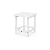 Freeport Park® Frese Sol 72 Outdoor Side Table Plastic in White | 18 H x 15 W x 15 D in | Wayfair 17AE3D705E0A4AA7BDD79D9803C45B90