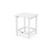 Freeport Park® Frese Sol 72 Outdoor Side Table Plastic in White | 18 H x 15 W x 15 D in | Wayfair 17AE3D705E0A4AA7BDD79D9803C45B90