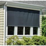 SunSetter Motorized Easy Semi-Sheer Outdoor Roller Shade Synthetic Fabrics | 84 H x 48 W x 1 D in | Wayfair 28604