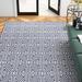 Blue/Navy 79 x 0.39 in Area Rug - Etta Avenue™ Roxie Geometric Navy Indoor/Outdoor Area Rug | 79 W x 0.39 D in | Wayfair