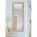 Willa Arlo™ Interiors Ungar Modern & Contemporary Beveled Accent/Bathroom/Vanity/Full Length/Overmanterl Mirror Wood in Gray/Yellow | Wayfair