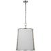 Visual Comfort Signature Collection Carrier and Company Hastings 17 Inch Large Pendant - S 5647PN-WHT