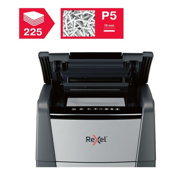Rexel Aktenvernichter »Optimum AutoFeed+ 225M« grau, 23x80.6x46.5 cm Image