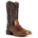 Ariat Sport Western Wide Square Toe - Mens 9.5 Brown Boot E2