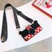 Disney Accessories | Minnie Mouse Phone Camera Case With Lanyard | Color: Black/Red | Size: Iphone 6, Iphone 6 Plus, Iphone 7, Iphone 8