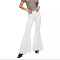 Free People Pants & Jumpsuits | Free People Wide Leg Bell Bottoms | Color: White | Size: 31