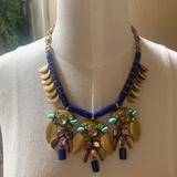 J. Crew Jewelry | J. Crew Necklace | Color: Blue/Gold/Green/Red | Size: 19 1/2”