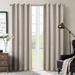 Eider & Ivory™ Hering Geometric Max Blackout Grommet Single Curtain Panel Polyester in Brown | 95 H x 54 W in | Wayfair