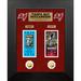 Highland Mint Tampa Bay Buccaneers 2-Time Super Bowl Champions 18'' x 22'' Deluxe Gold Coin & Ticket Collection