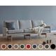 Kragelund »Egsmark« Couch K200 / 2-Sitzer / 151 x 76 x 76 cm / Echtleder 806 Grau