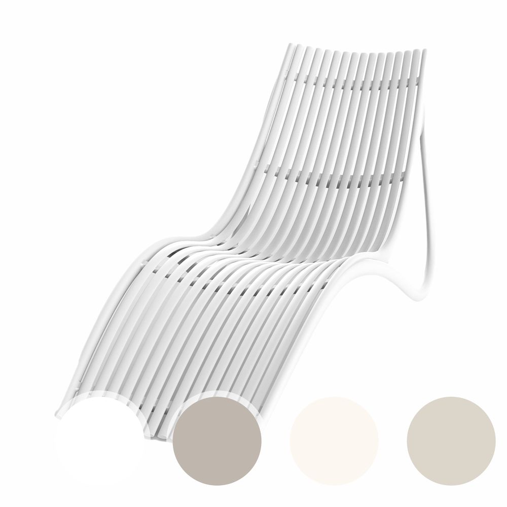Vondom »IBIZA« Outdoor Sonnenliege Basic matt / White