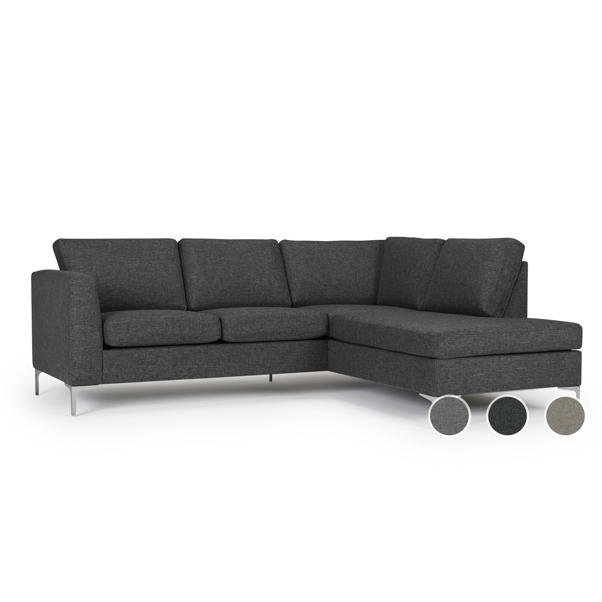 Kragelund »Shea« Ecksofa 2-Sitzer / Kombination 64 / Stoff 244 Sand