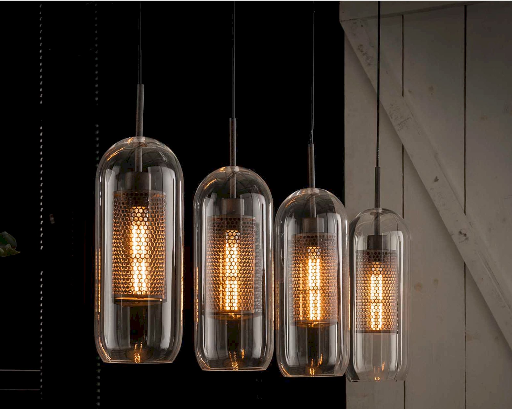 designline »Firestone« Hängeleuchte Altsilber-Finish